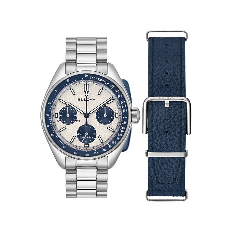 Bulova Lunar Pilot 43,5mm Cronógrafo - Modelo 98K112 Exclusivo