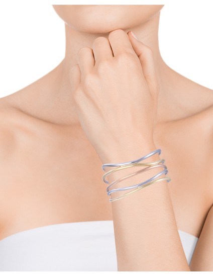 Pulsera Rígida Viceroy CHIC Tricolor 14084P01019 | Joyería Parejo
