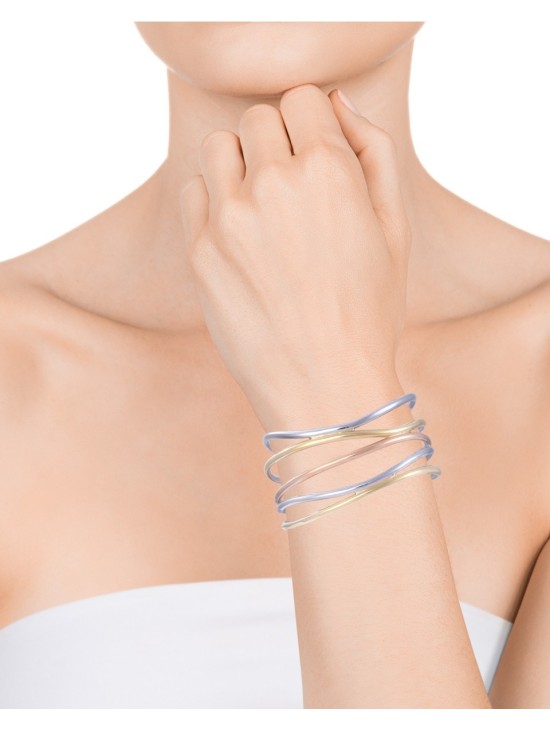 Pulsera Rígida Viceroy CHIC Tricolor 14084P01019 | Joyería Parejo