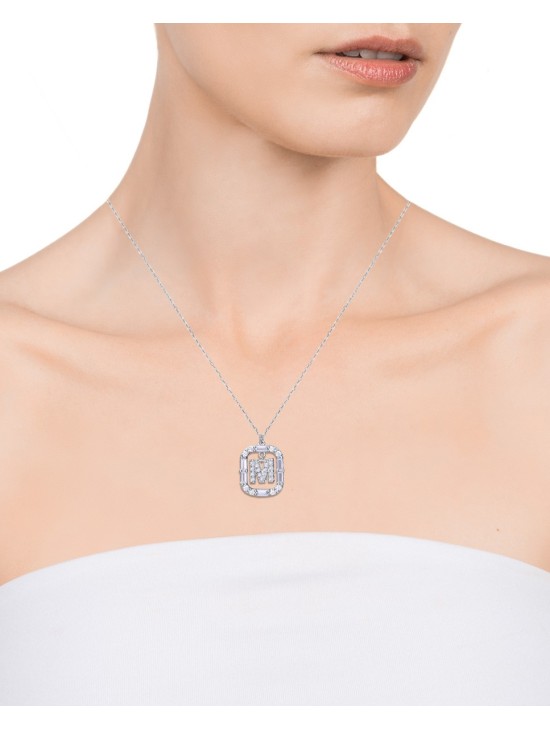 Collar Letra M Viceroy Jewels Elegant 13181C000-30M | Parejo