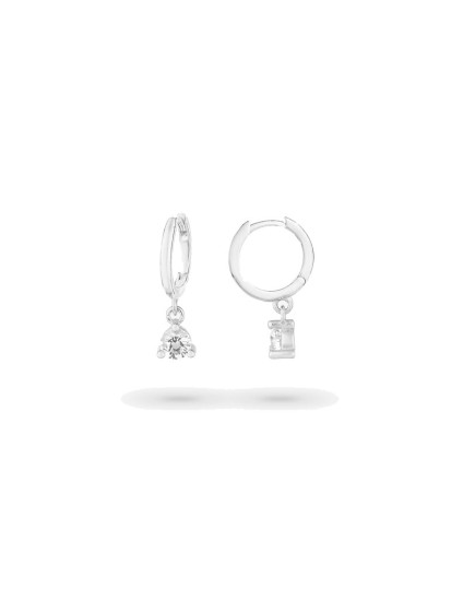 Pendientes Radiant Mujer RY000070 Plata | Joyería Parejo