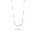 Collar Fino Radiant Mujer RY000086 Plata - Diseño en V