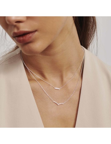 Collar Fino Radiant Mujer RY000086 Plata | Joyería Parejo
