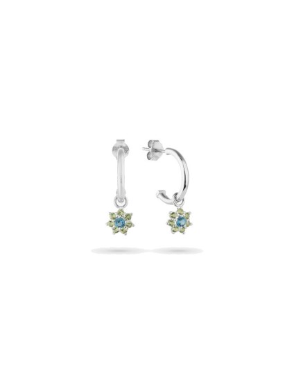 Brincos Aro Rosetão Radiant Mulher RY000111 | Joyería Parejo