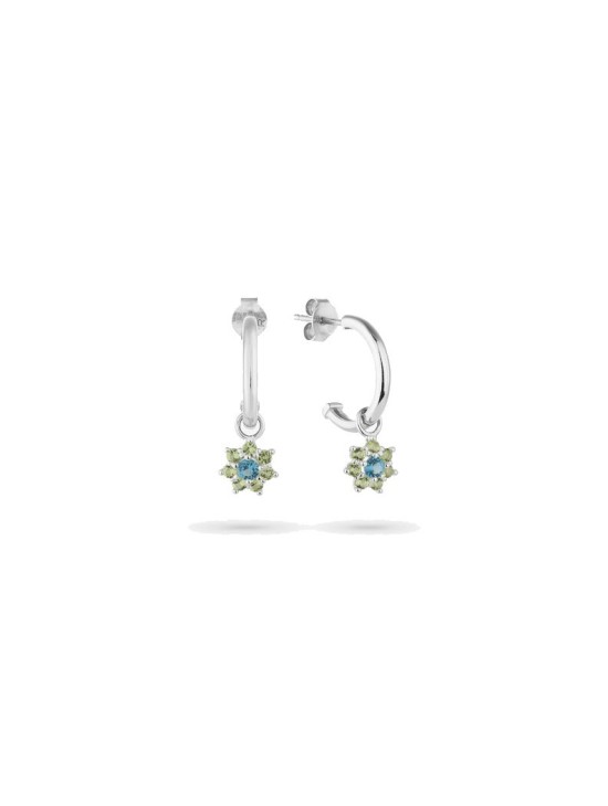 Pendientes Aro Rosetón Radiant Mujer RY000111 | Joyería Parejo