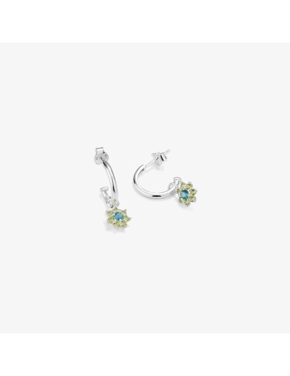 Pendientes Aro Rosetón Radiant Mujer RY000111 | Joyería Parejo