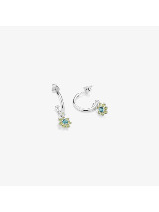 Pendientes Aro Rosetón Radiant Mujer RY000111 | Joyería Parejo