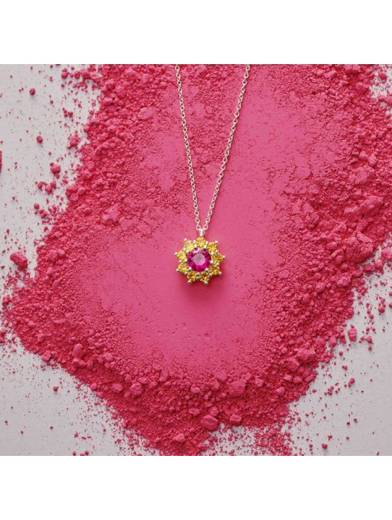 Collar Rosetón Radiant Mujer RY000117 | Joyería Parejo