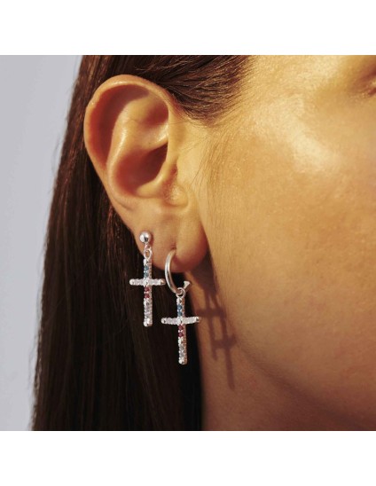 Pendientes Cruz Radiant Mujer RY000122 | Joyería Parejo