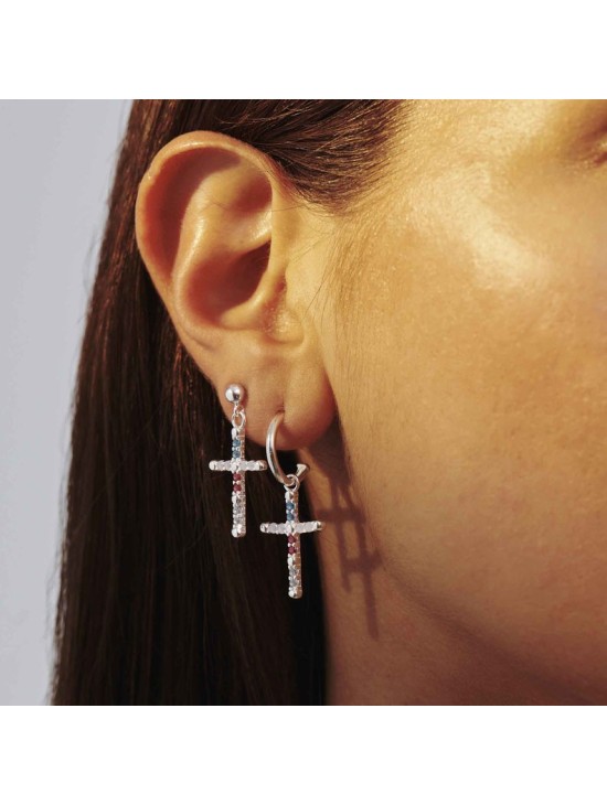 Pendientes Cruz Radiant Mujer RY000122 | Joyería Parejo