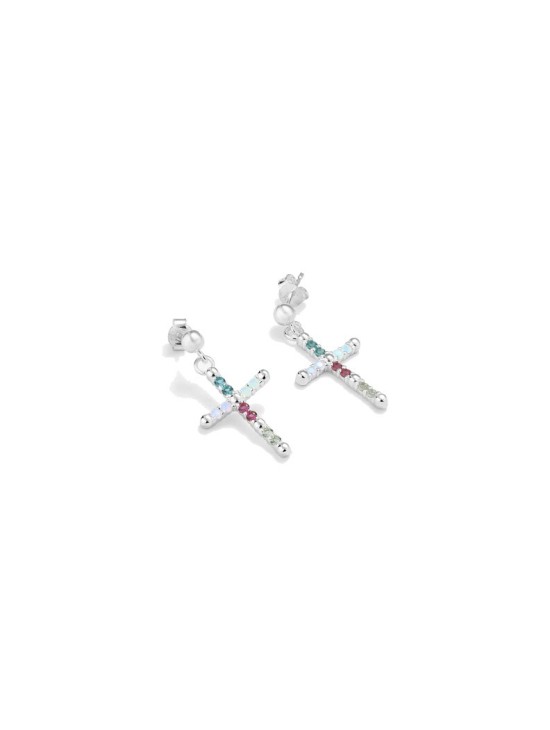 Pendientes Cruz Radiant Mujer RY000122 | Joyería Parejo