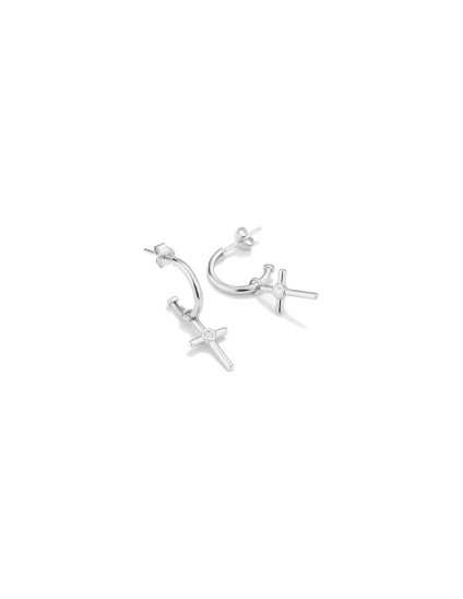 Brincos Prateados Radiant Mulher RY000132 | Joyeria Parejo