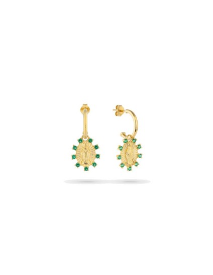 Pendientes Dorados Radiant Mujer RY000156 | Joyería Parejo