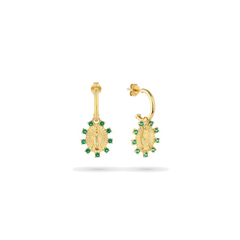 Pendientes Dorados Radiant Mujer RY000156 | Joyería Parejo