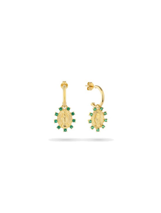 Pendientes Dorados Radiant Mujer RY000156 | Joyería Parejo