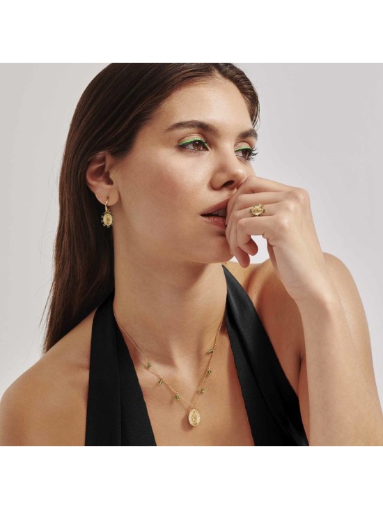 Pendientes Dorados Radiant Mujer RY000156 | Joyería Parejo