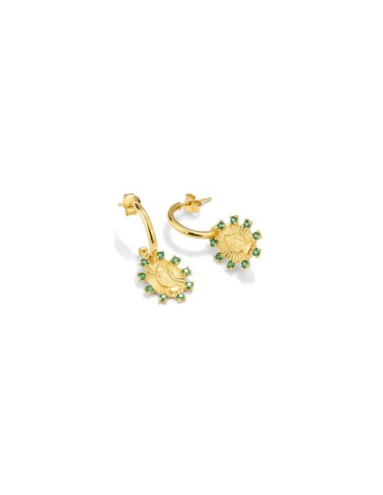 Pendientes Dorados Radiant Mujer RY000156 | Joyería Parejo