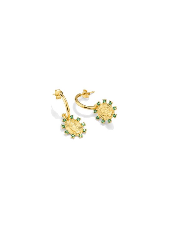 Pendientes Dorados Radiant Mujer RY000156 | Joyería Parejo
