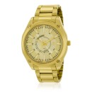 Reloj Marea Hombre B41347/4 - 45mm, Metal Dorado, Brazalete Acero