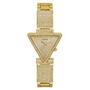 Reloj Mujer Guess Fame GW0644L2 - Triangular, Dorado, Cristales Brillantes