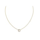 Collar Mujer Guess Bond JUBN03258JWYGT-U - Acero Dorado Circular Circonita