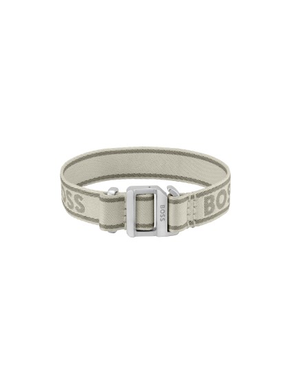 Brazalete Boss Homem Colin Nylon Almendra | Joyeria Parejo