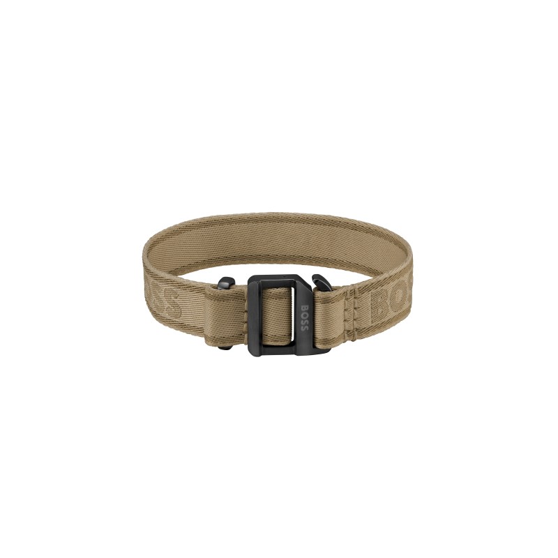 Brazalete Boss Hombre Colin 1580499 Nylon Camel | Joyería Parejo