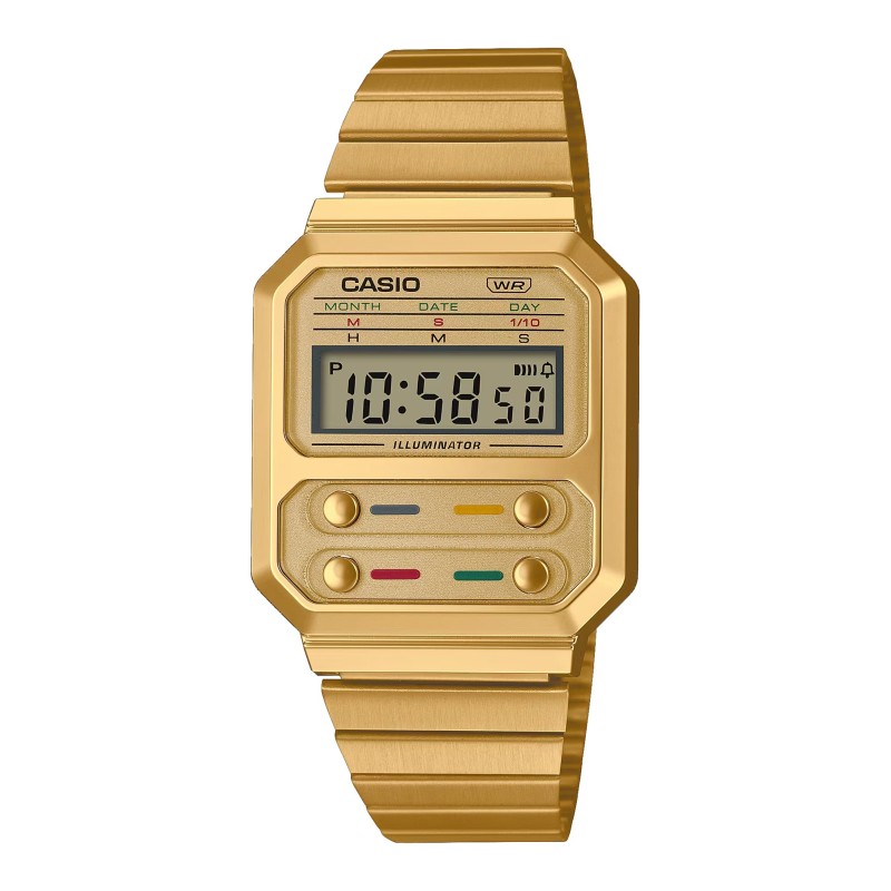 Reloj Casio A100WEG-9AEF Unisex Vintage | Joyería Parejo