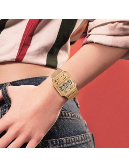 Reloj Casio A100WEG-9AEF Unisex Vintage | Joyería Parejo