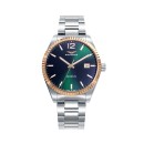 Reloj Sandoz Casuel Hombre 81525-65 - Acero, Esfera Verde, Cuarzo, 34mm