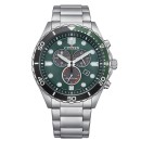 Reloj Citizen Hombre AT2561-81X - Cronógrafo Eco Drive, Acero, WR 10 Bar