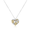 Collar Viceroy Jewels San Valentín 13186C000-00 – Mujer, Plata y Oro, Corazón