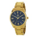 Reloj Marea Hombre B41376/6 - Mov. Japonés, 40mm, Metal Dorado, Azul