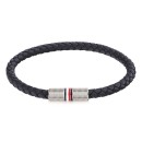 Pulsera Tommy Hilfiger Hombre 2790460 - Cuero Azul Trenzado