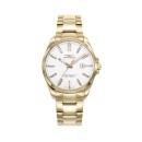 Reloj Mujer Sandoz Casuel 83000-07 - Acero Ip Dorado Esfera Blanca 34mm