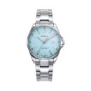 Reloj Mujer Sandoz Casuel 83000-37 - Acero Plateado Esfera Azul 34mm