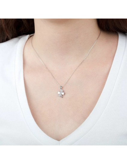Collar Lotus Silver LP3108-1/1 | Joyería Parejo