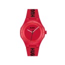 Relógio Hugo Lit for Him 1530346 Homem - 42mm TR90 Vermelho 5 ATM