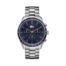 Reloj Lacoste Hombre 2011081 Boston – Cronógrafo, Acero Azul/Rosa, 42mm