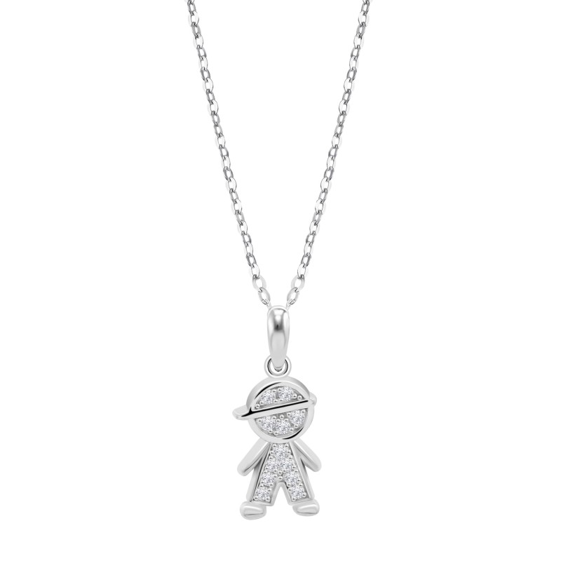 Collar Lotus Silver Mujer LP3759-1/1 | Joyería Parejo
