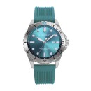 Reloj Viceroy Hombre 401367-67 - Verde, 3 Agujas, Correa Silicona, Acero