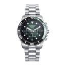 Relógio Viceroy Homem 42453-77 – Aço, Cronógrafo, Mostrador Preto/Verde