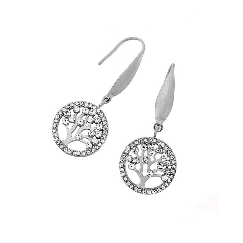 Pendientes Marea Jewel Mujer D00201/12 Árbol Vida Plateado | Joyería Parejo