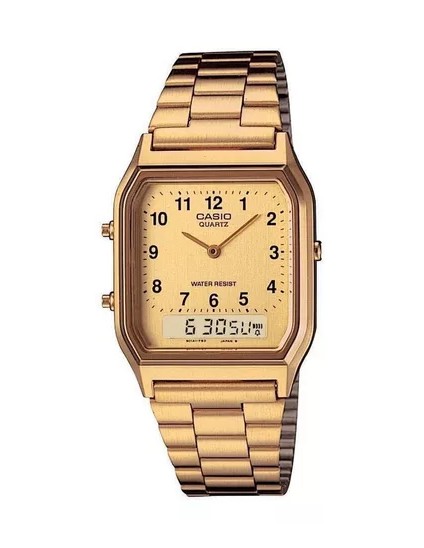 Relógio Casio Retro AQ-230GA-9BMQ - Preço Imbatível!