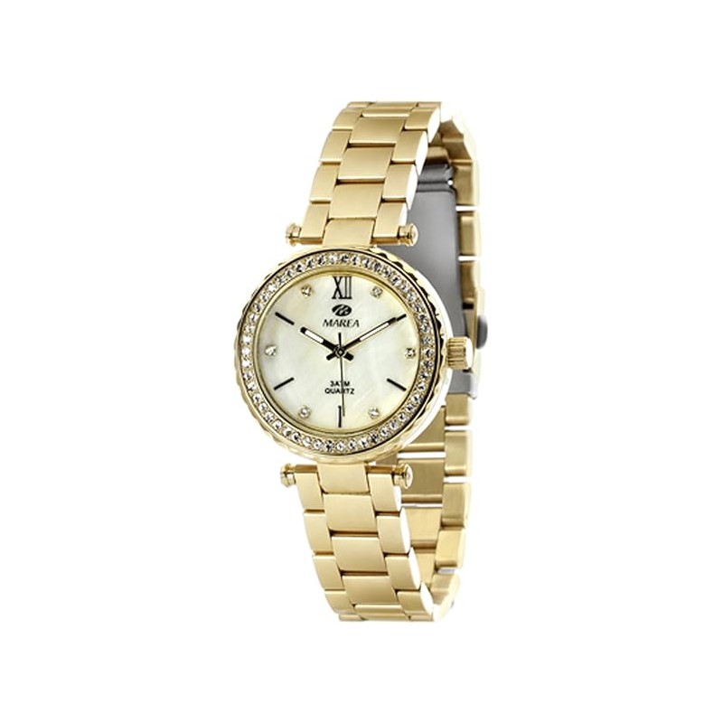 Reloj Marea Señora B54008/2 Dorado Bisel Circonitas