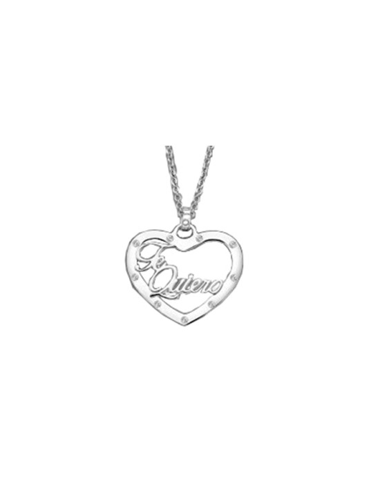 Collar Lotus Silver LP1646-1/1 - Plata 'Te Quiero'