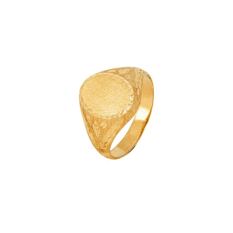 Anillo Sello Niño Oro 18k Comunión | Envío 24h