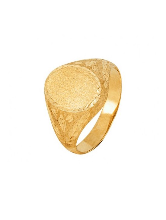 Anillo Sello Niño Oro 18k Comunión | Envío 24h