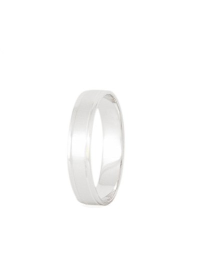 Aliança Ouro Branco 18k 750mls | Compra Online Joias Exclusivas