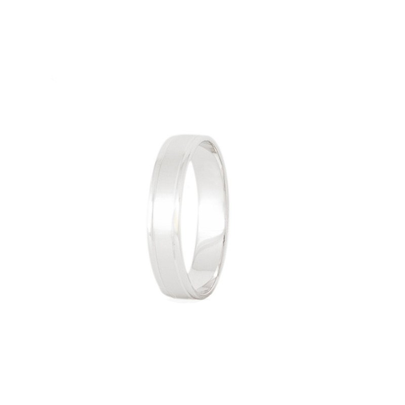 Aliança Ouro Branco 18k 750mls | Compra Online Joias Exclusivas